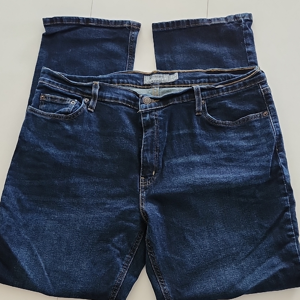 Classic Indigo Straight-Leg Jeans